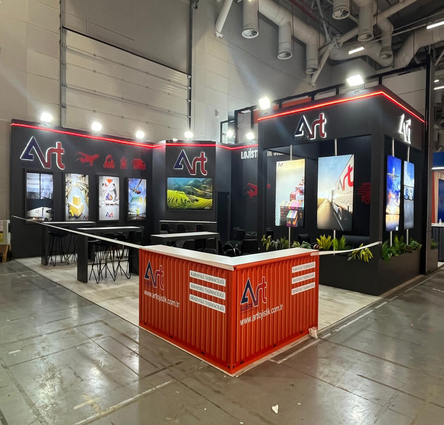 Özel Üretim Ahşap Fuar Standı Tasarımı - CMA Reklam